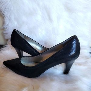 Anne Klein Black Heels Sz 10